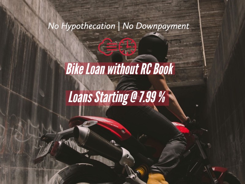 Two wheeler loan without hypothecation