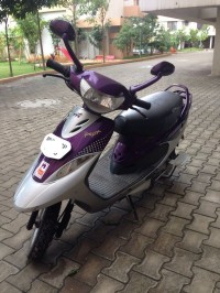 Purple TVS Scooty Pep Plus