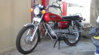 Red Yamaha RX 100