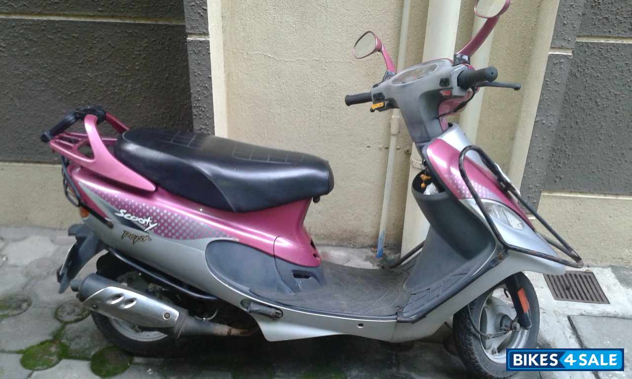 Pink TVS Scooty Pep Plus