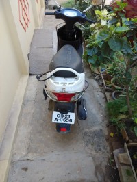 White TVS Scooty Pep Plus