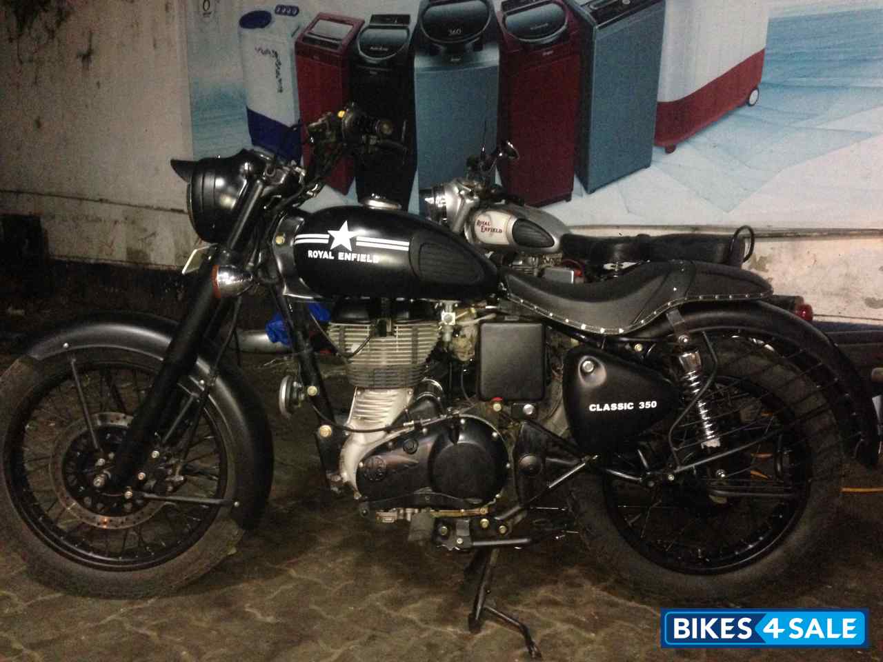 Matte Black Royal Enfield Classic 350