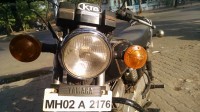 Black Yamaha RX 100