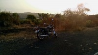 Black Yamaha RX 100