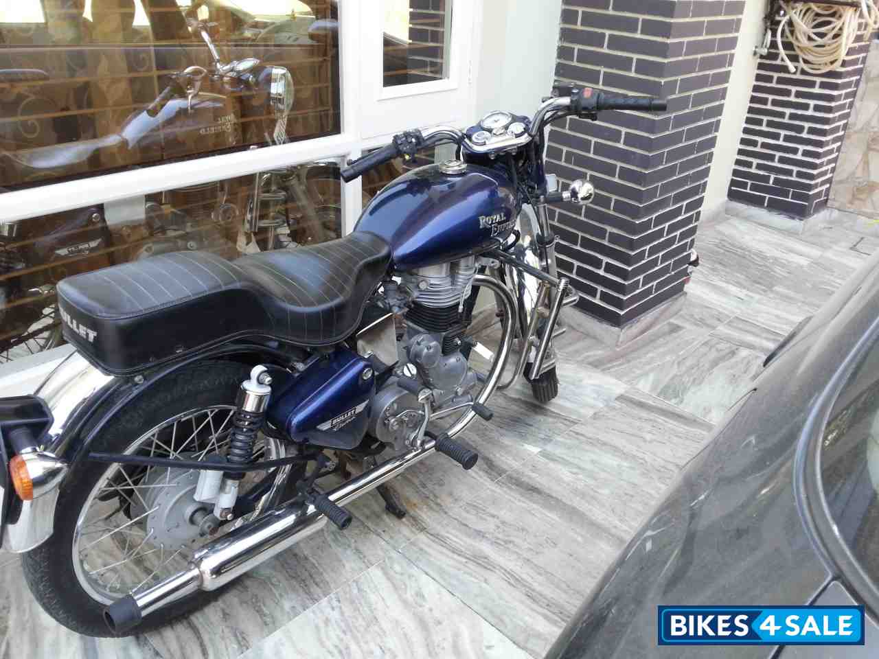 Metallic Blue Royal Enfield Bullet Electra