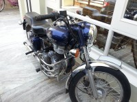 Metallic Blue Royal Enfield Bullet Electra