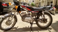 Black Yamaha RX 100