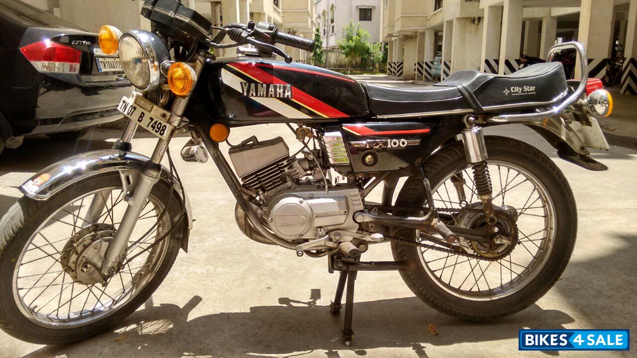 Black Yamaha RX 100