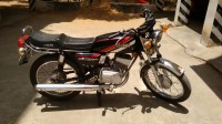 Black Yamaha RX 100