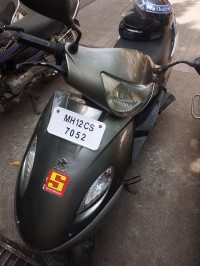 Grey Bajaj Wave