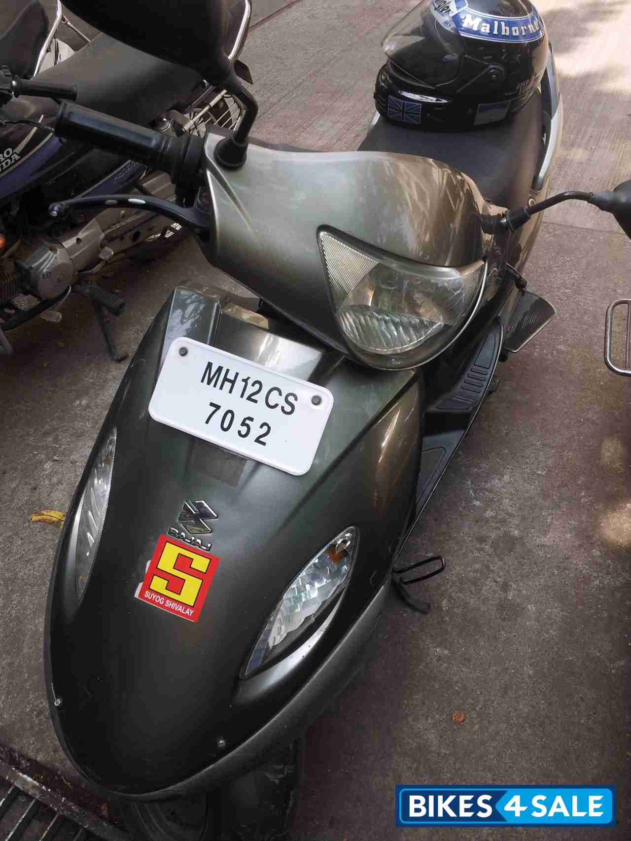 Grey Bajaj Wave