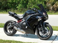 Black Kawasaki Ninja 650R