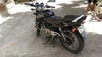 Black Bajaj Pulsar 180 Round Headlight