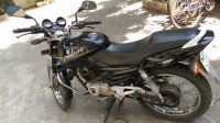 Black Bajaj Pulsar 180 Round Headlight