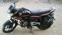 Black Red Bajaj XCD 135 DTS-Si