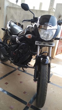 Black Honda CB Unicorn