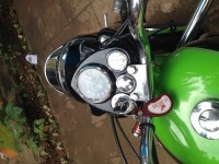 Black And Green Royal Enfield Vintage Bullet