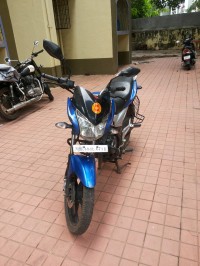 Blue Bajaj Discover 125 ST