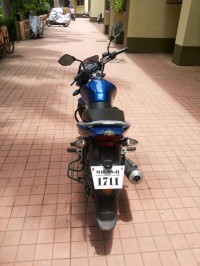 Blue Bajaj Discover 125 ST