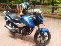 Blue Bajaj Discover 125 ST