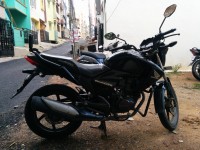 Black Honda Unicorn Dazzler