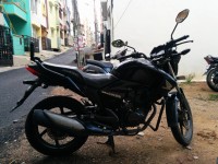 Black Honda Unicorn Dazzler