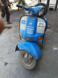 White Bajaj Chetak