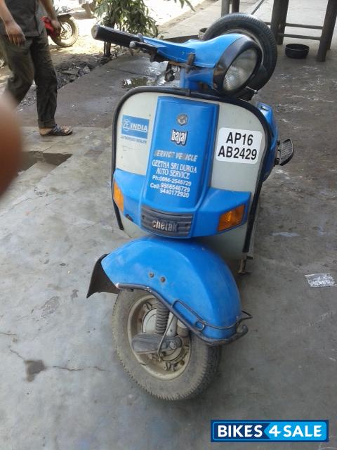 White Bajaj Chetak