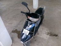 Black TVS Scooty ES