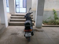 Black TVS Scooty ES