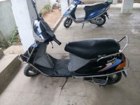 Black TVS Scooty ES