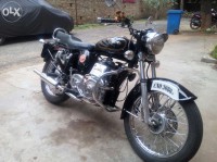 Black Royal Enfield Bullet Diesel Taurus