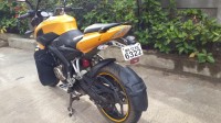 Yellow Bajaj Pulsar 200 NS