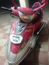 Pink TVS Scooty Pep Plus