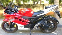 Red & White Yamaha YZF R15 V2