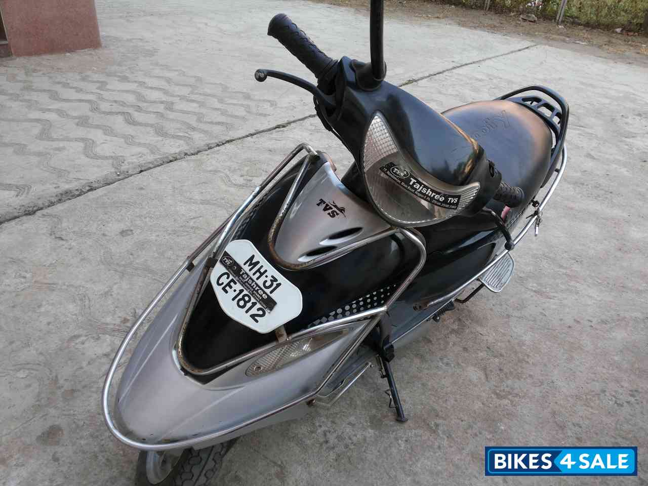 Black TVS Scooty Pep Plus