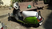 Green White Honda Activa