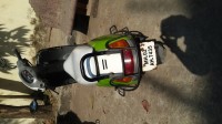 Green White Honda Activa