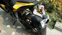 Yellow Bajaj Pulsar RS 200