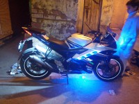 White And Blue Yamaha YZF R15 V2