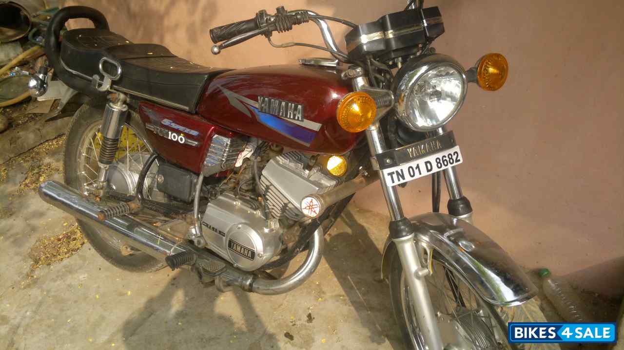 Dark Red Yamaha RX 100