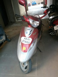 Red TVS Scooty Pep Plus