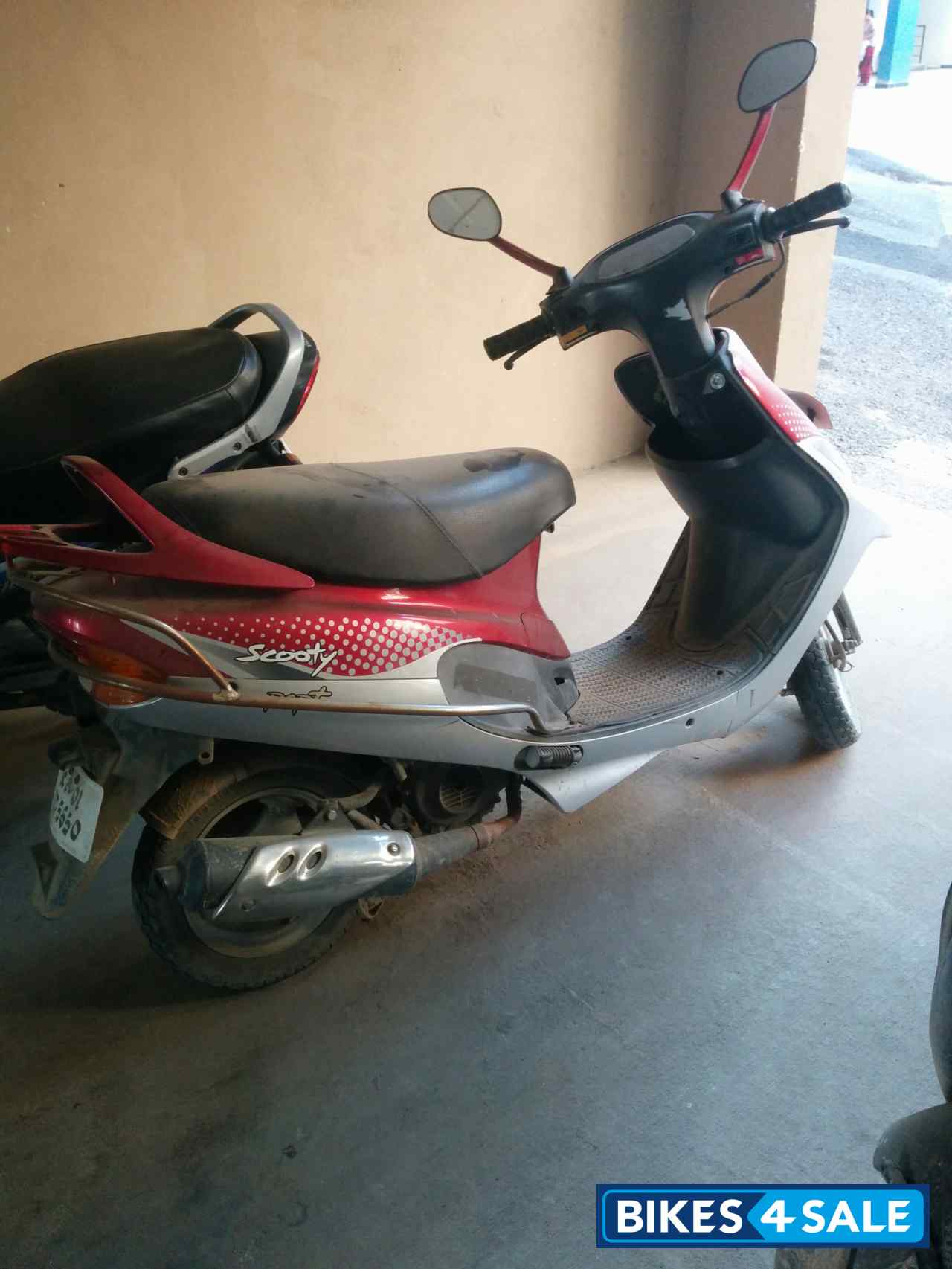 Red TVS Scooty Pep Plus for sale in Bangalore. I have the RC card ...