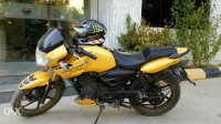 Yellow TVS Apache RTR 180