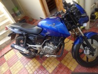 Blue And Black Bajaj Pulsar 150 DTSi