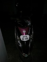 Black And Pink TVS Scooty Streak