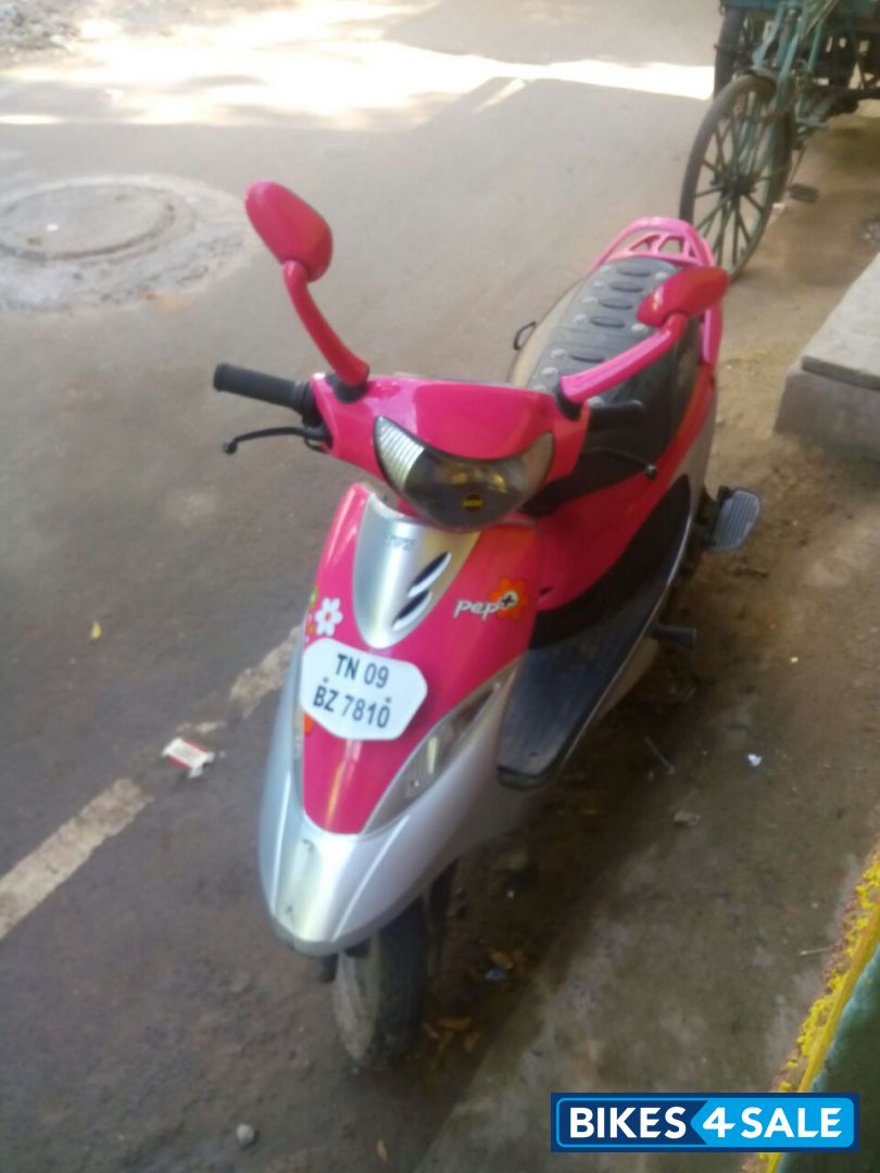 Pink TVS Scooty Pep Plus