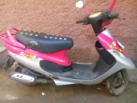 Pink TVS Scooty Pep Plus