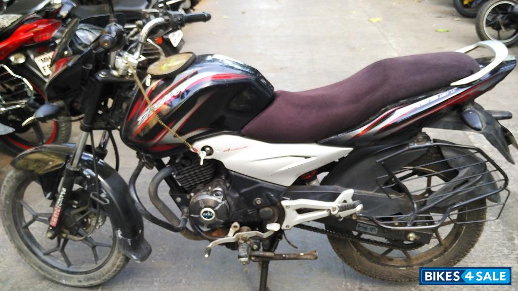 Black Red Bajaj Discover 125 ST