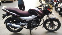 Black Red Bajaj Discover 125 ST